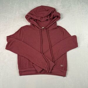 ALO Yoga Maroon Hoodie